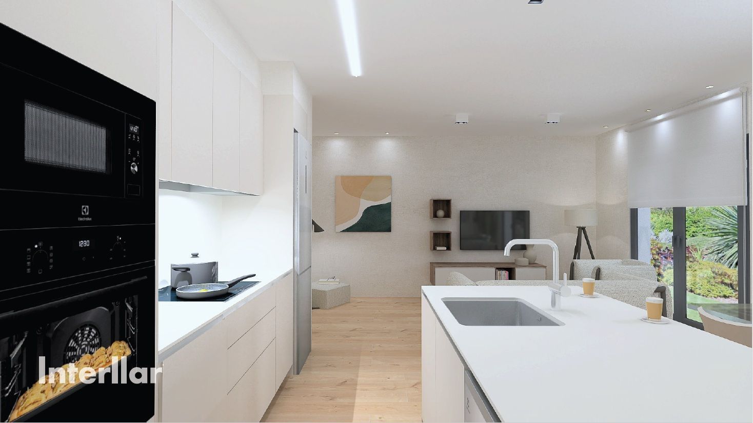 Kitchen of Single-family semi-detached for sale in Sils  with Air Conditioner, Heating and Private garden