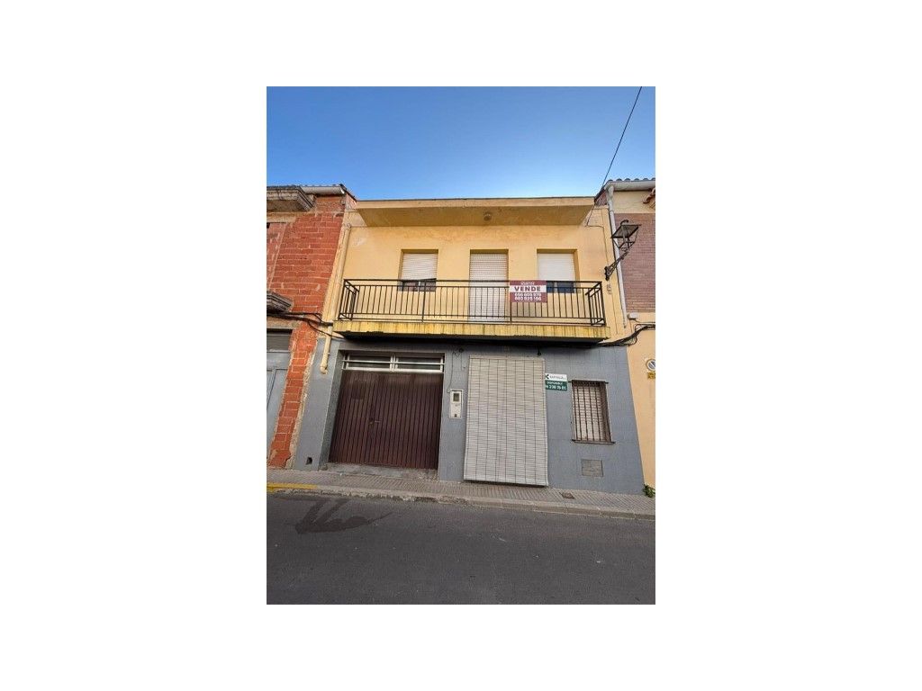 Vista exterior de Casa adosada en venta en Benigànim con Aire acondicionado y Balcón