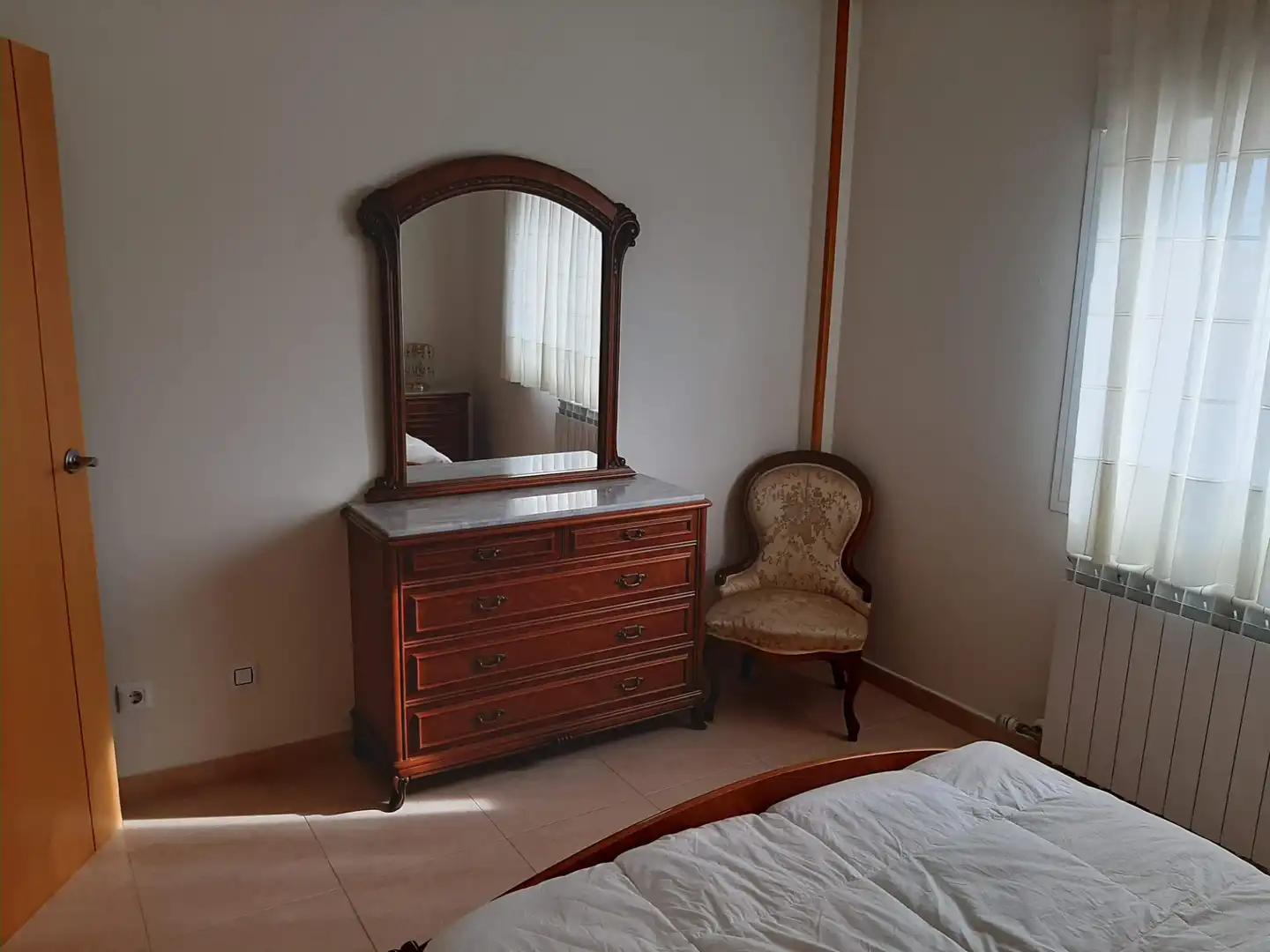 Bedroom of Flat for sale in Tauste  with Air Conditioner, Heating and Terrace