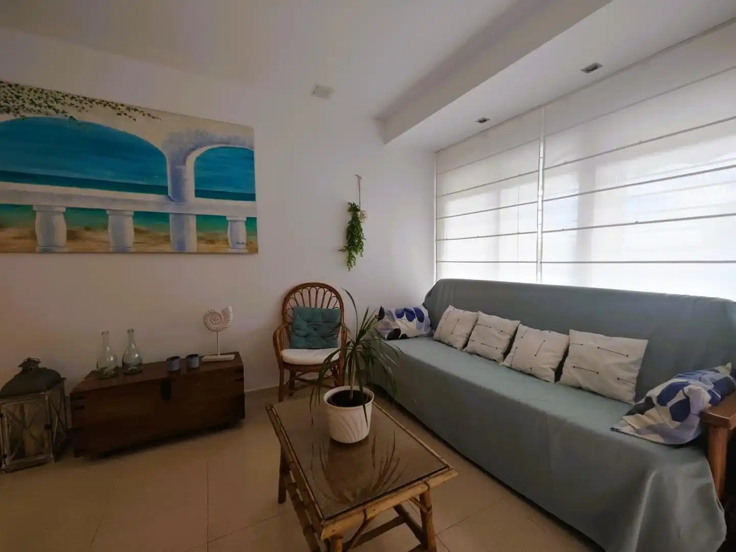 Wohnzimmer von Wohnung zum Verkauf in Tossa de Mar mit Privatgarten, Terrasse und Möbliert