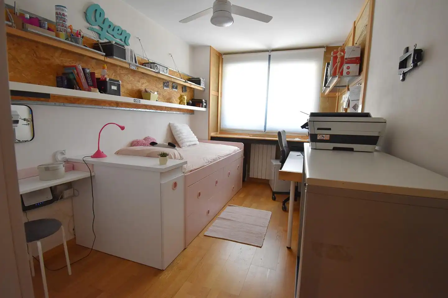 Schlafzimmer von Wohnung zum Verkauf in Zaragoza mit Klimaanlage, Heizung und Parkett