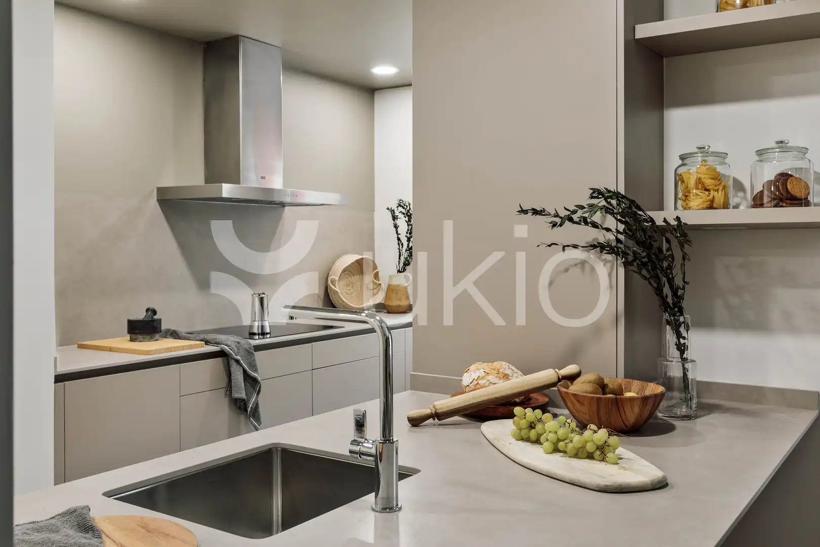 Kitchen of Apartments for rent in Barcelona  with Air Conditioner, Heating and Terrace