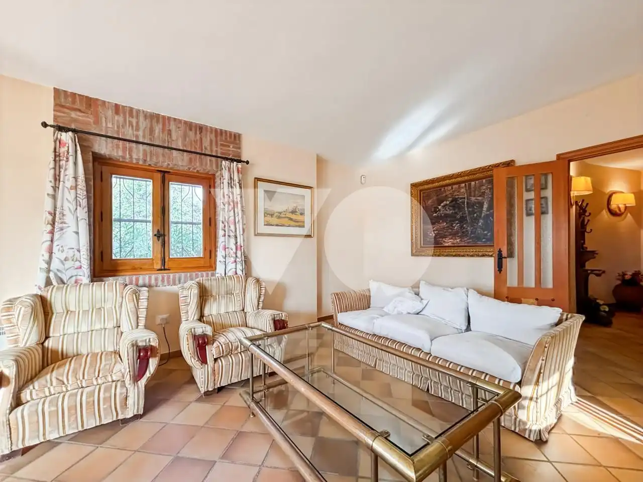 Sala de estar de Finca rústica en venta en Valdemorillo con Calefacción y Jardín privado