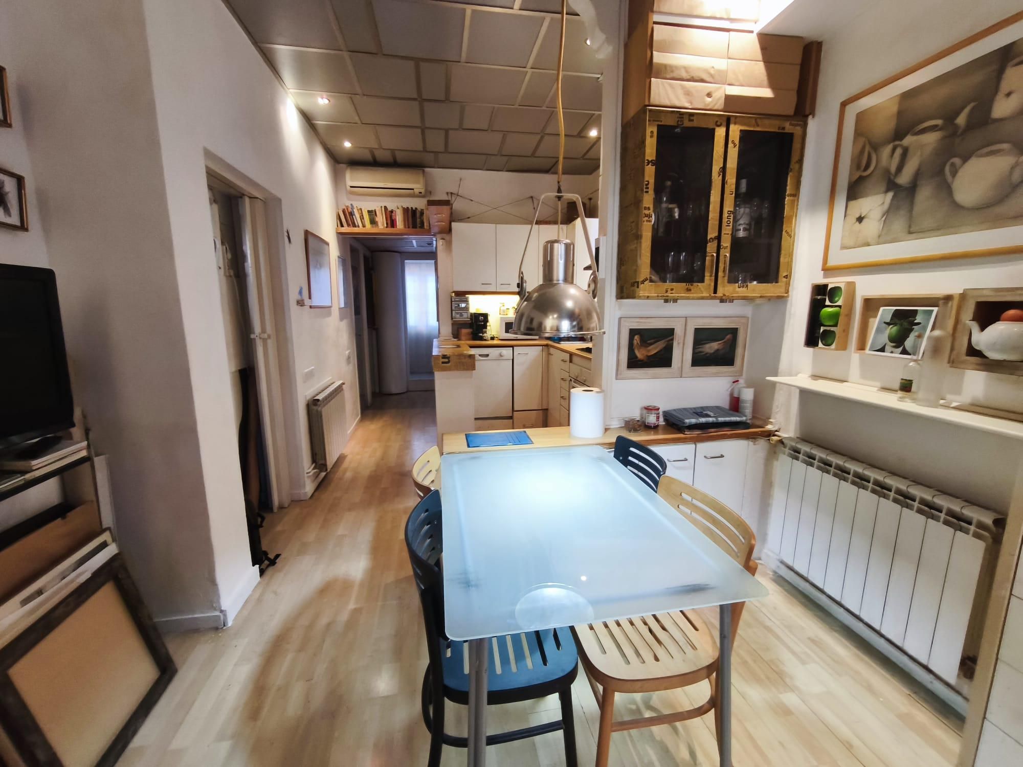 Kitchen of Flat for sale in  Barcelona Capital  with Heating and Balcony