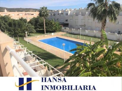 Exterior view of Single-family semi-detached for sale in El Campello  with Private garden, Terrace and Community pool