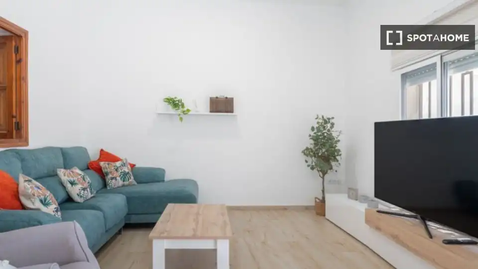 Sala de estar de Piso de alquiler en Alzira con Aire acondicionado, Calefacción y Amueblado
