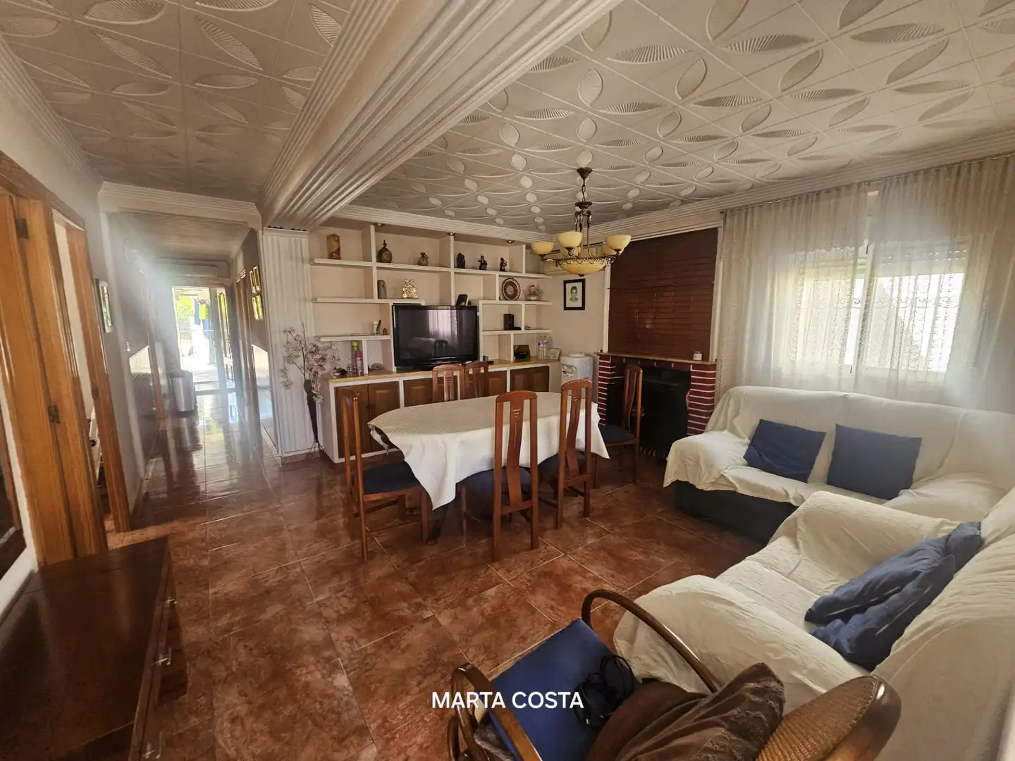 Sala d'estar de Casa o xalet en venda en Palma de Gandia amb Aire condicionat, Calefacció i Jardí privat