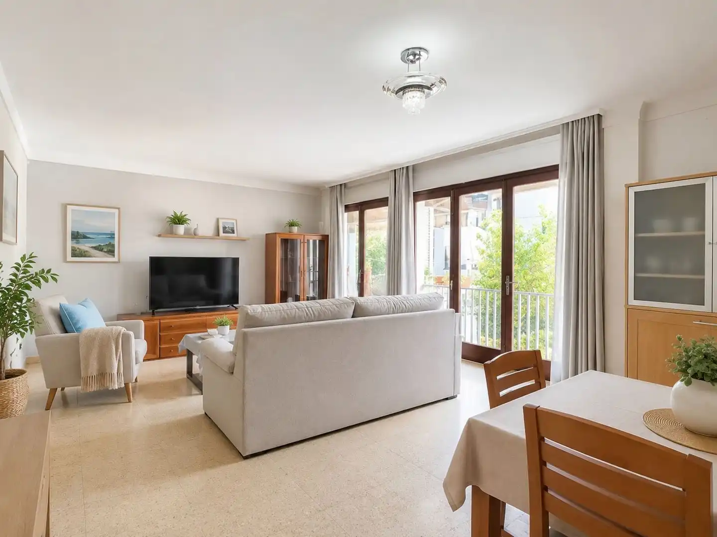 Living room of Apartments for sale in Pollença  with Private garden, Terrace and Storage room