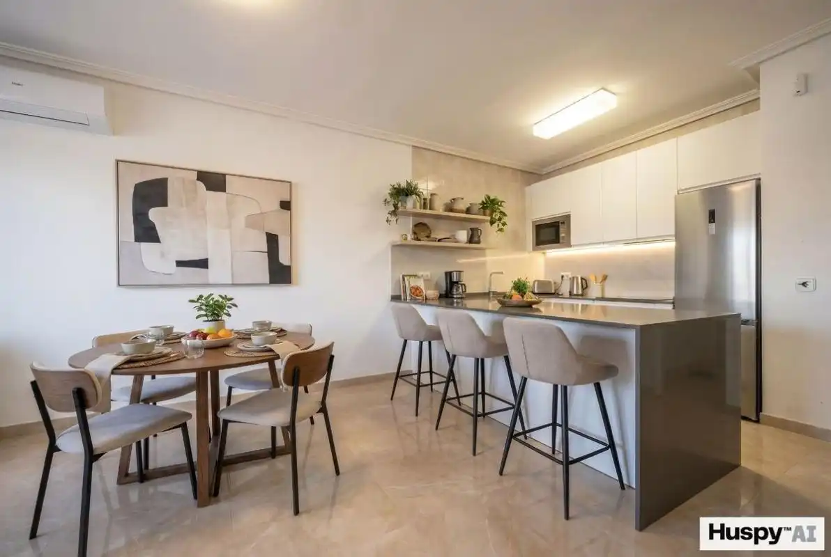 Cocina de Piso en venta en Sant Josep de sa Talaia con Aire acondicionado, Calefacción y Jardín privado
