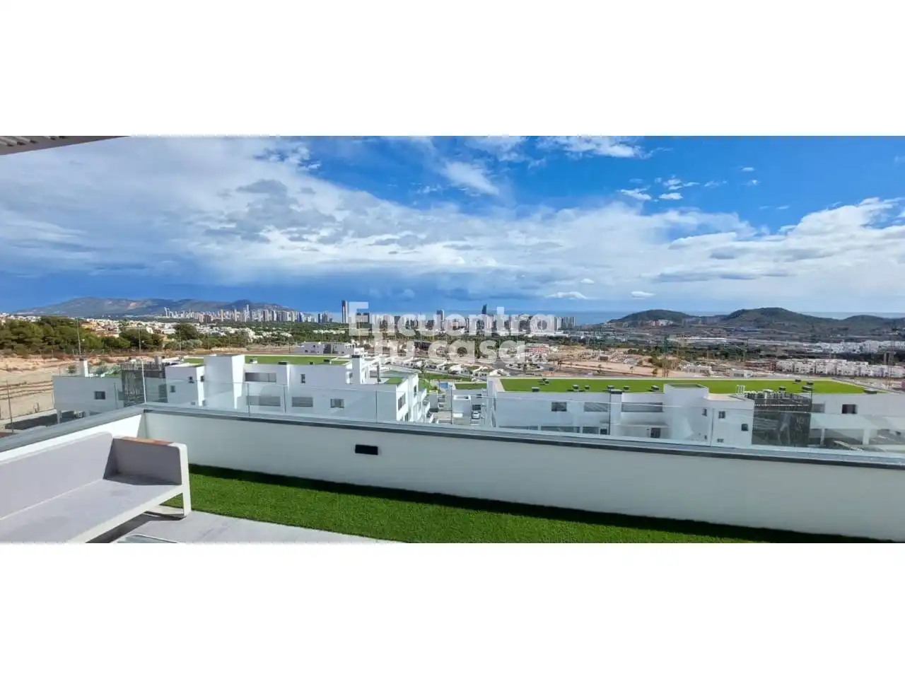 Exterior view of Attic for rent in Finestrat  with Air Conditioner, Heating and Terrace