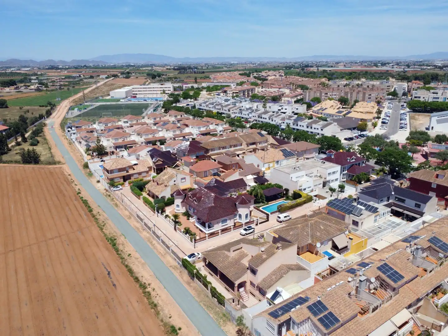 Vista exterior de Casa o chalet en venta en Cartagena con Aire acondicionado, Jardín privado y Terraza