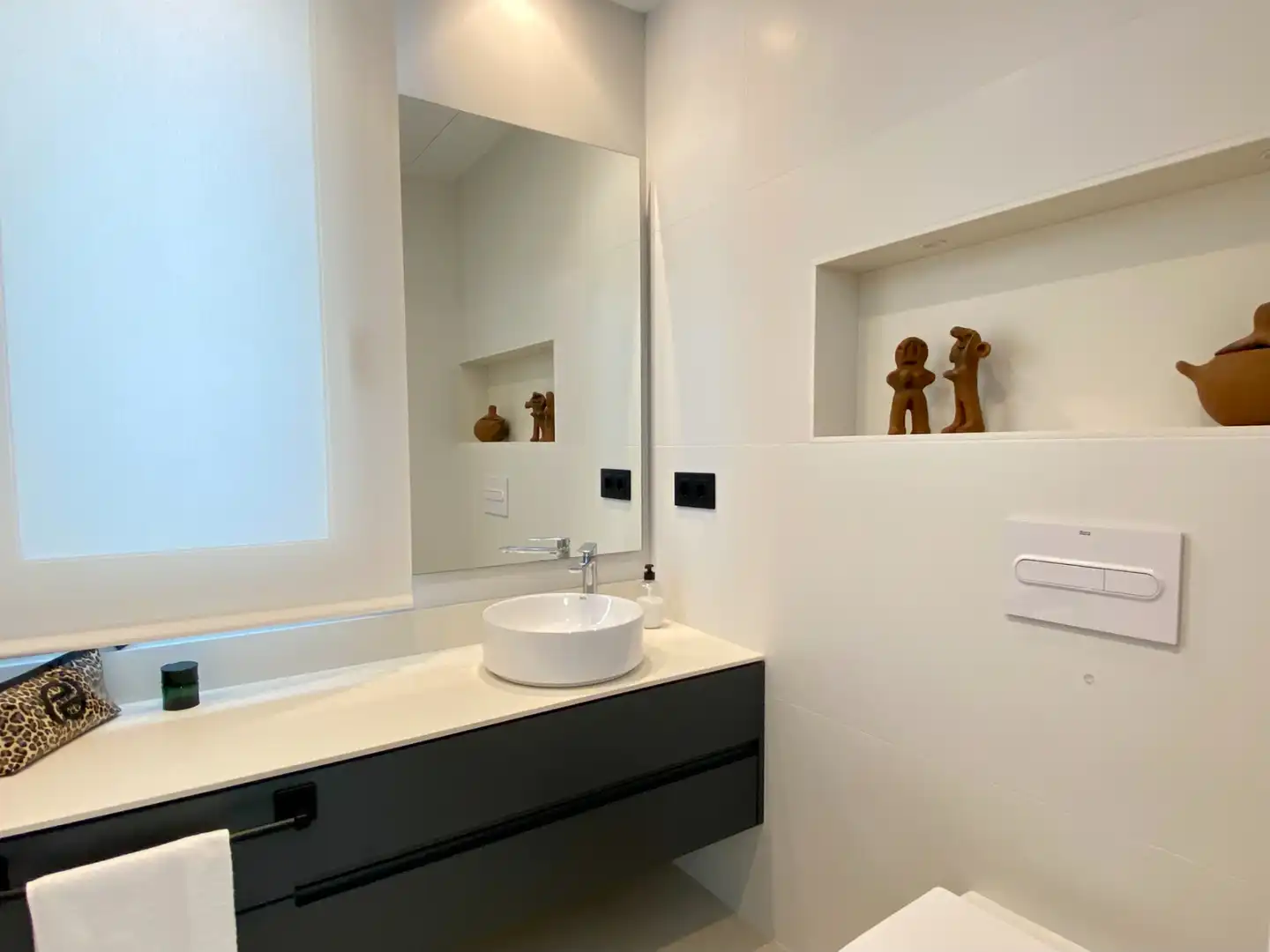 Baño de Casa o chalet de alquiler en Montgat con Aire acondicionado, Calefacción y Jardín privado