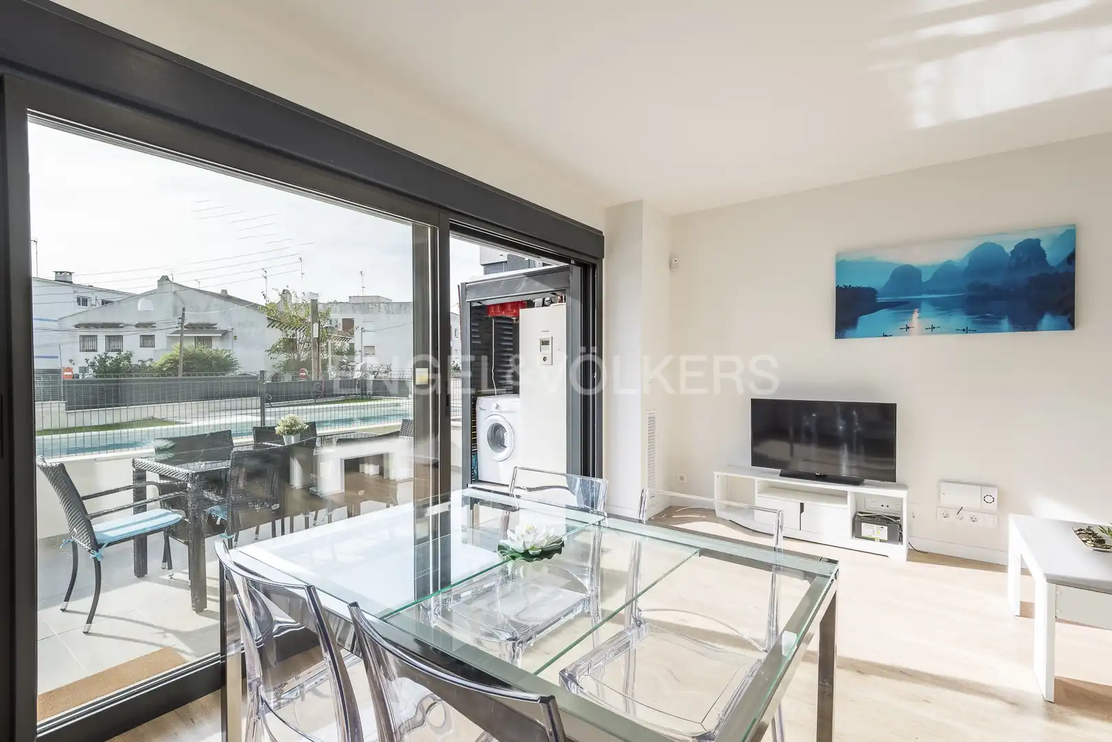 Balcony of Flat for sale in Cubelles  with Air Conditioner, Heating and Terrace