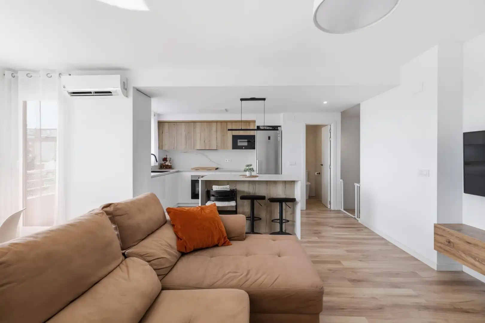 Sala de estar de Dúplex en venta en Sagunto / Sagunt con Aire acondicionado, Terraza y Trastero