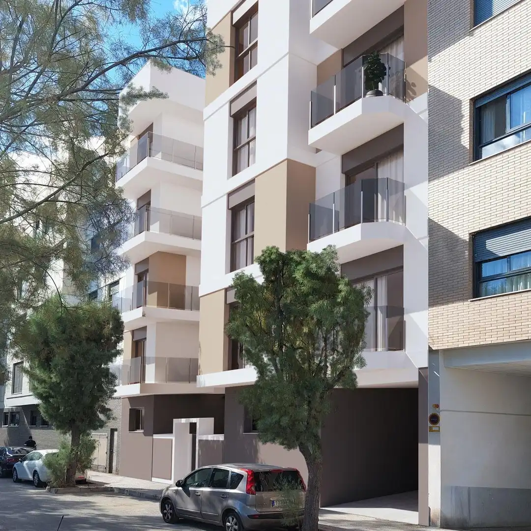 Vista exterior de Pis en venda en Sant Joan d'Alacant amb Parquet, Terrassa i Piscina comunitària