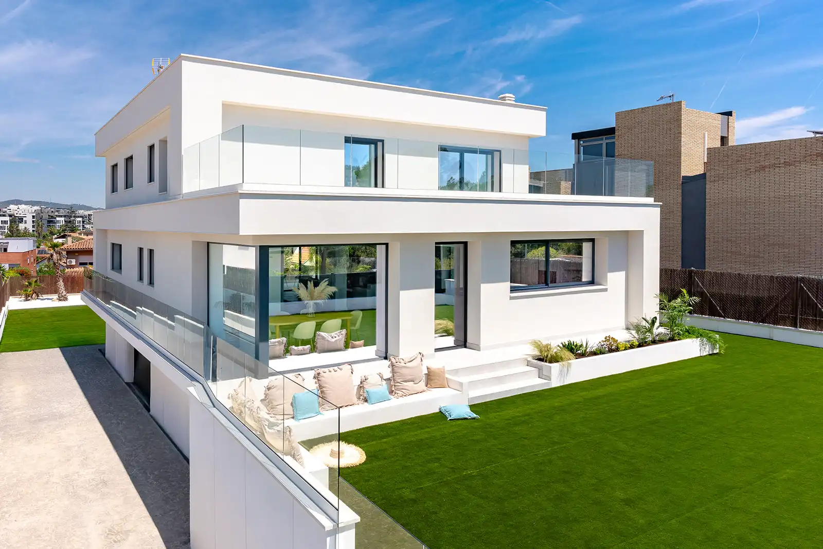 Exterior view of Houses for sale in Sitges  with Air Conditioner, Heating and Private garden