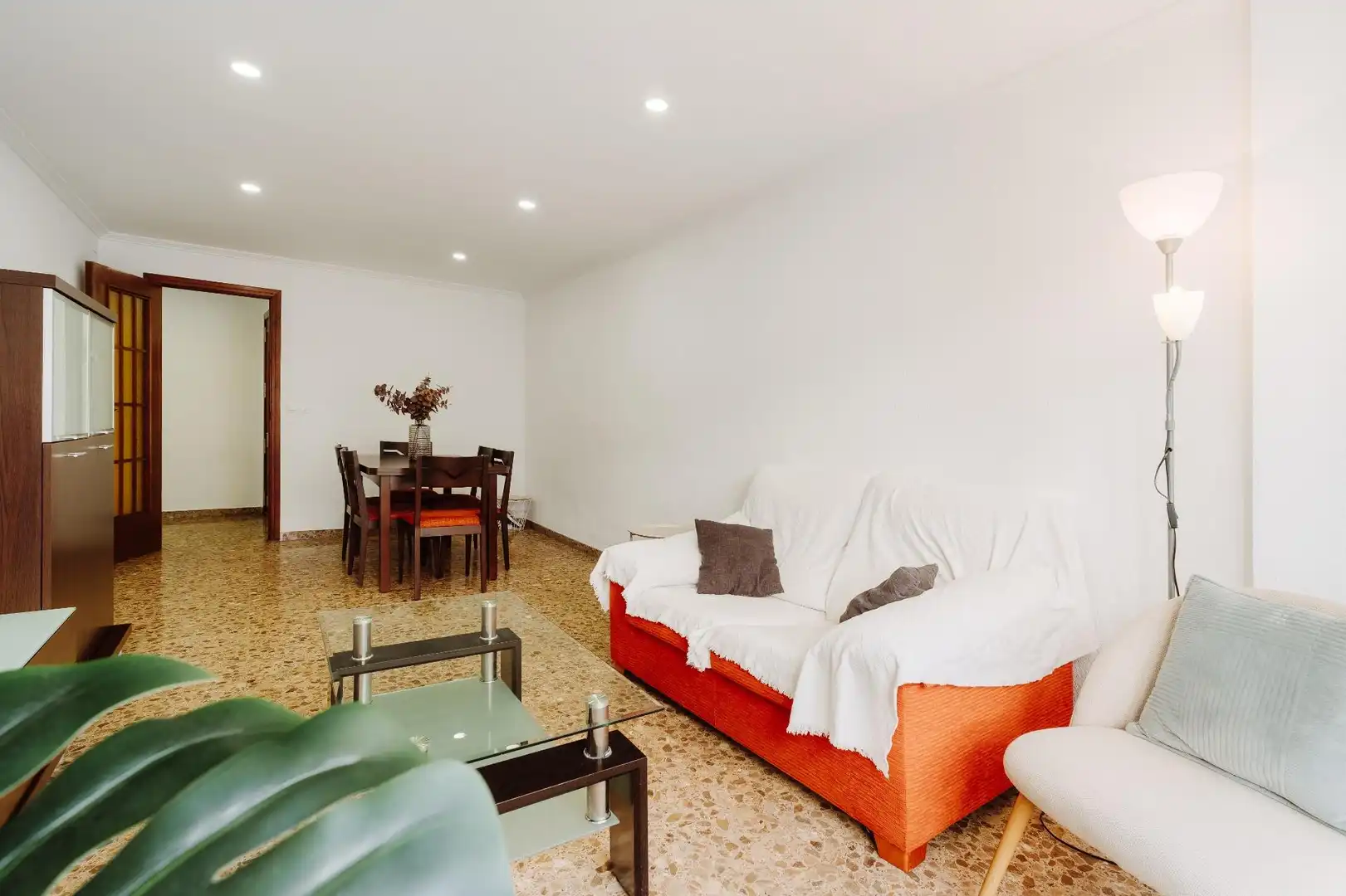 Wohnzimmer von Wohnung zum Verkauf in Alicante / Alacant mit Klimaanlage, Heizung und Terrasse