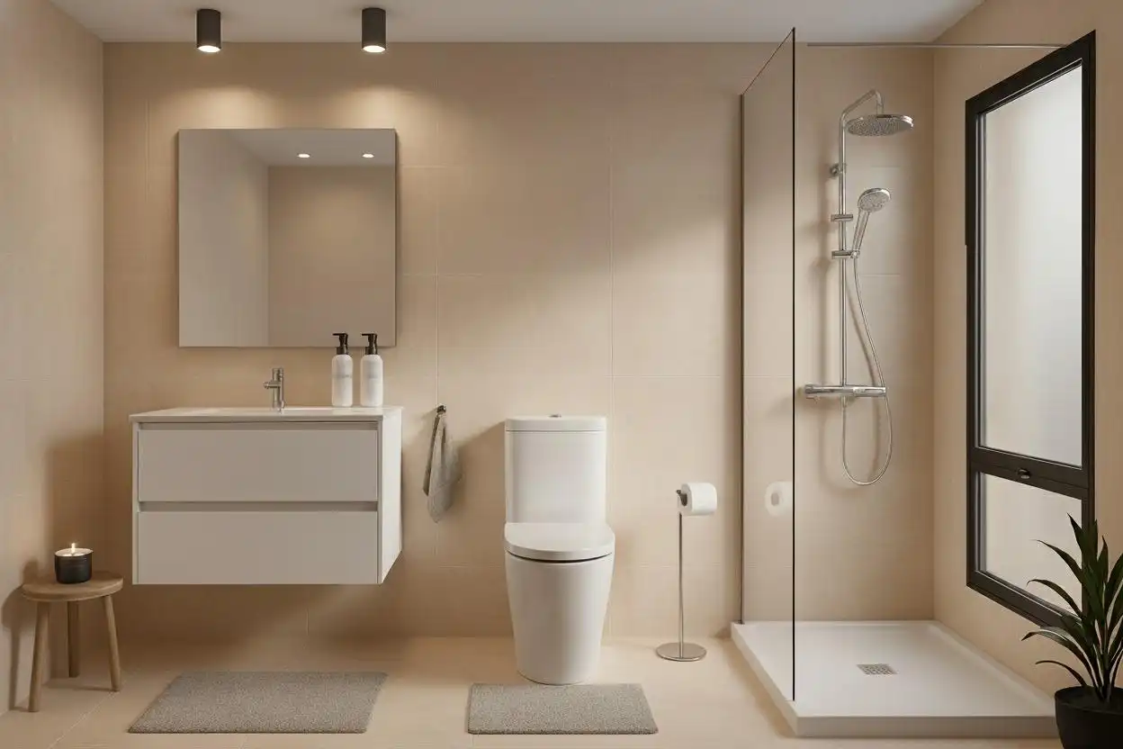 Bathroom of Detached homes for sale in Massamagrell  with Air Conditioner, Heating and Terrace