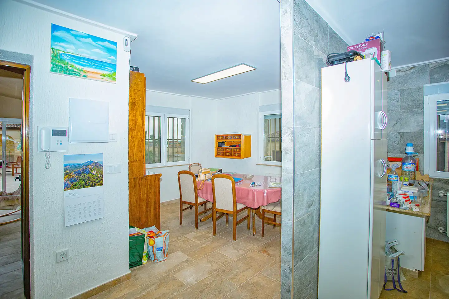 Cocina de Finca rústica en venta en Aspe con Aire acondicionado, Calefacción y Jardín privado