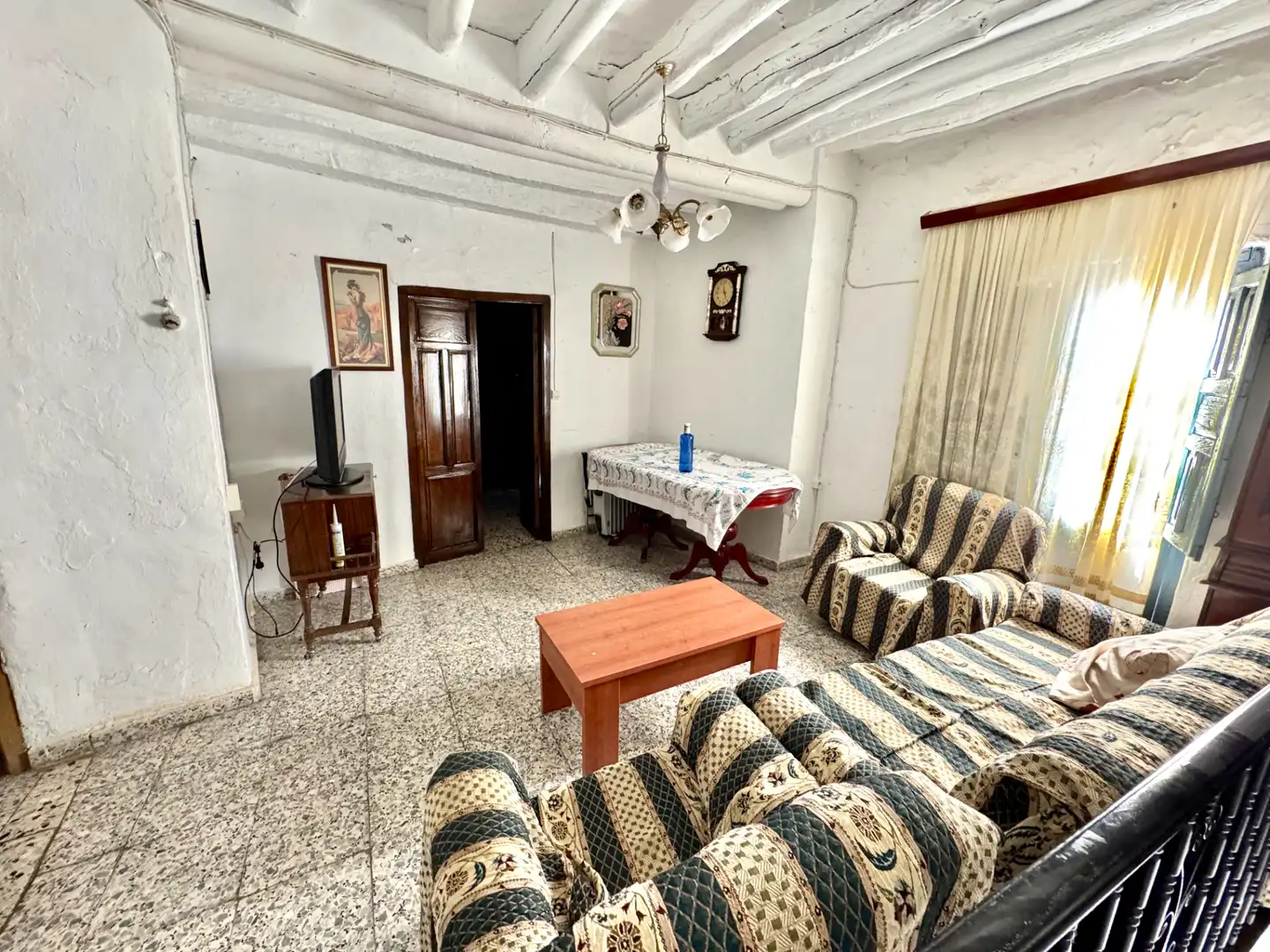 Wohnzimmer von Haus oder Chalet zum Verkauf in Bérchules mit Terrasse, Möbliert und Ofen