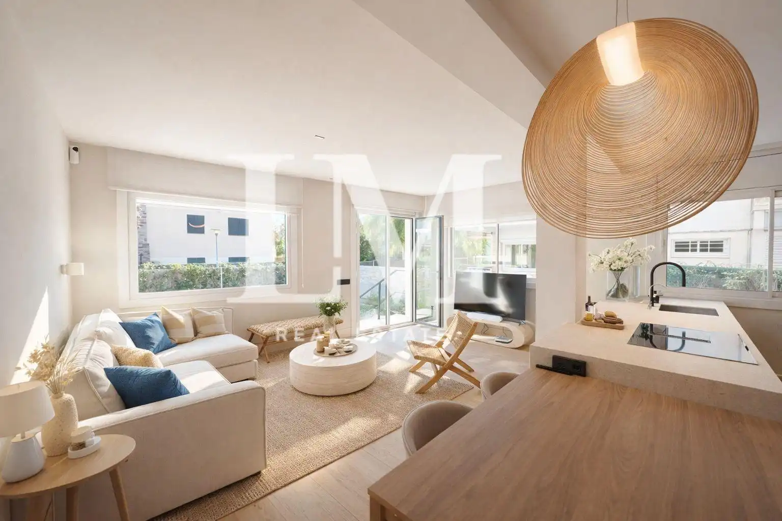Living room of Apartments for rent in Sitges  with Air Conditioner, Terrace and Swimming Pool