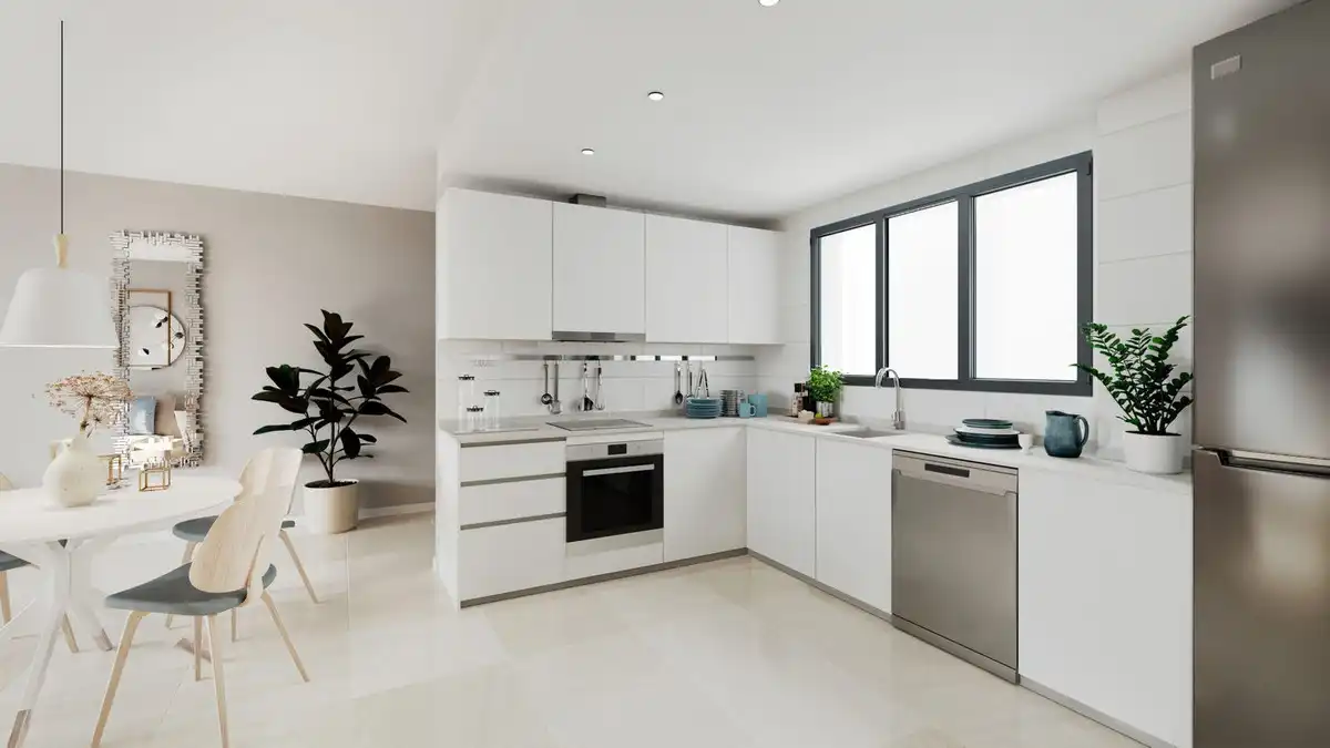 Cocina de Ático en venta en Estepona con Aire acondicionado, Jardín privado y Trastero