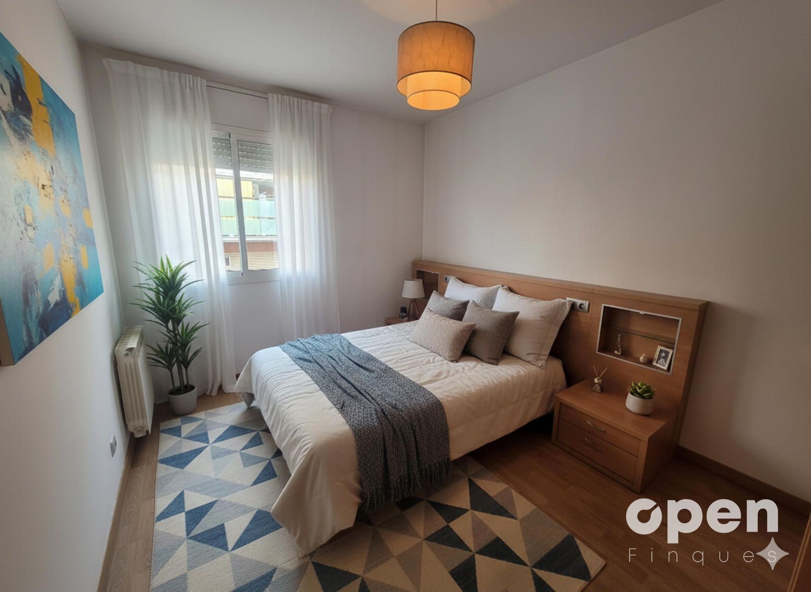 Bedroom of Flat for sale in Terrassa  with Heating and Terrace