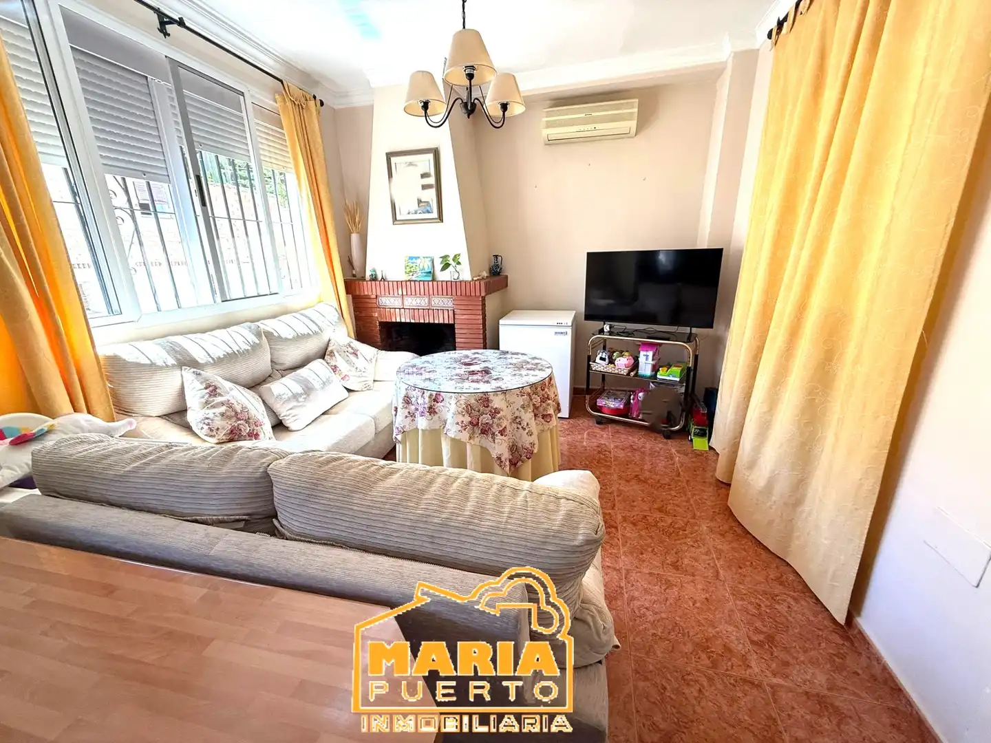 Wohnzimmer von Wohnung zum Verkauf in Málaga mit Klimaanlage und Terrasse