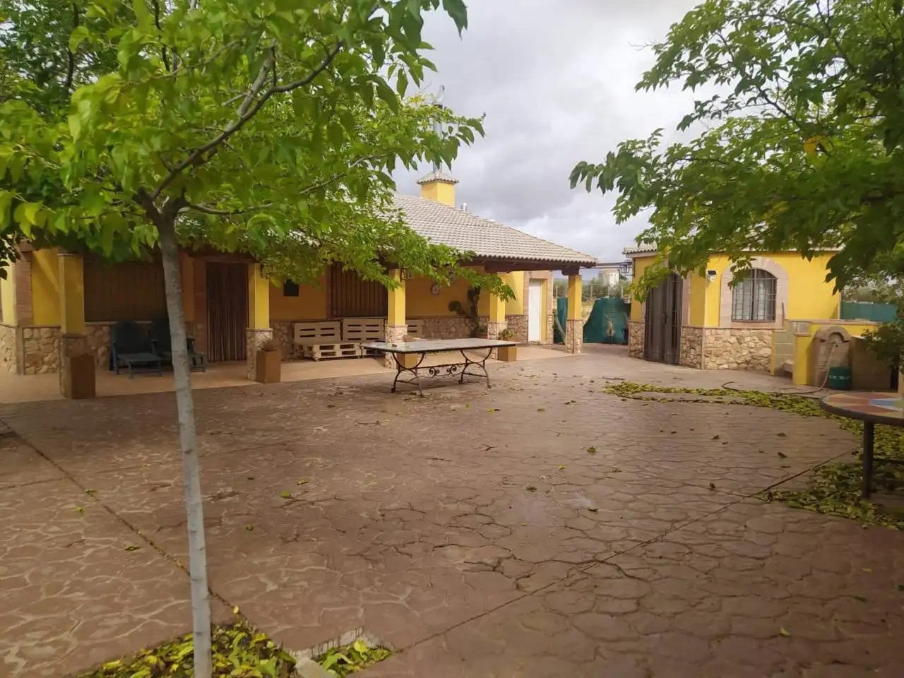 Terraza de Finca rústica en venta en Daimiel con Aire acondicionado, Jardín privado y Terraza