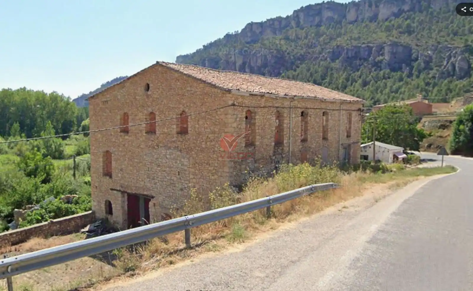 Vista exterior de Nau industrial en venda en Cañizares, Cuenca