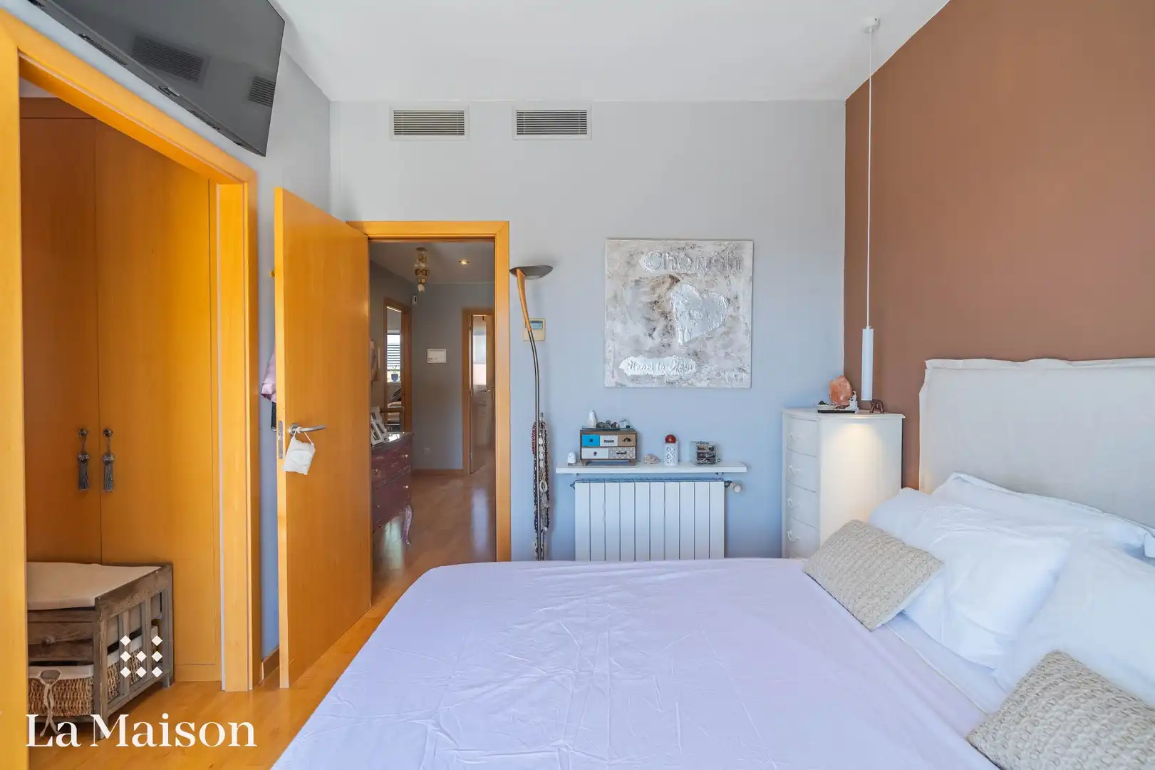 Habitación de Casa adosada en venta en Cabrils con Aire acondicionado, Calefacción y Jardín privado