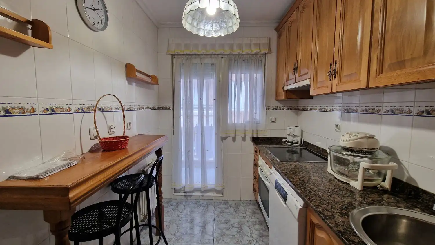 Kitchen of Flat for rent in Torrelavega   with Heating, Terrace and Furnished