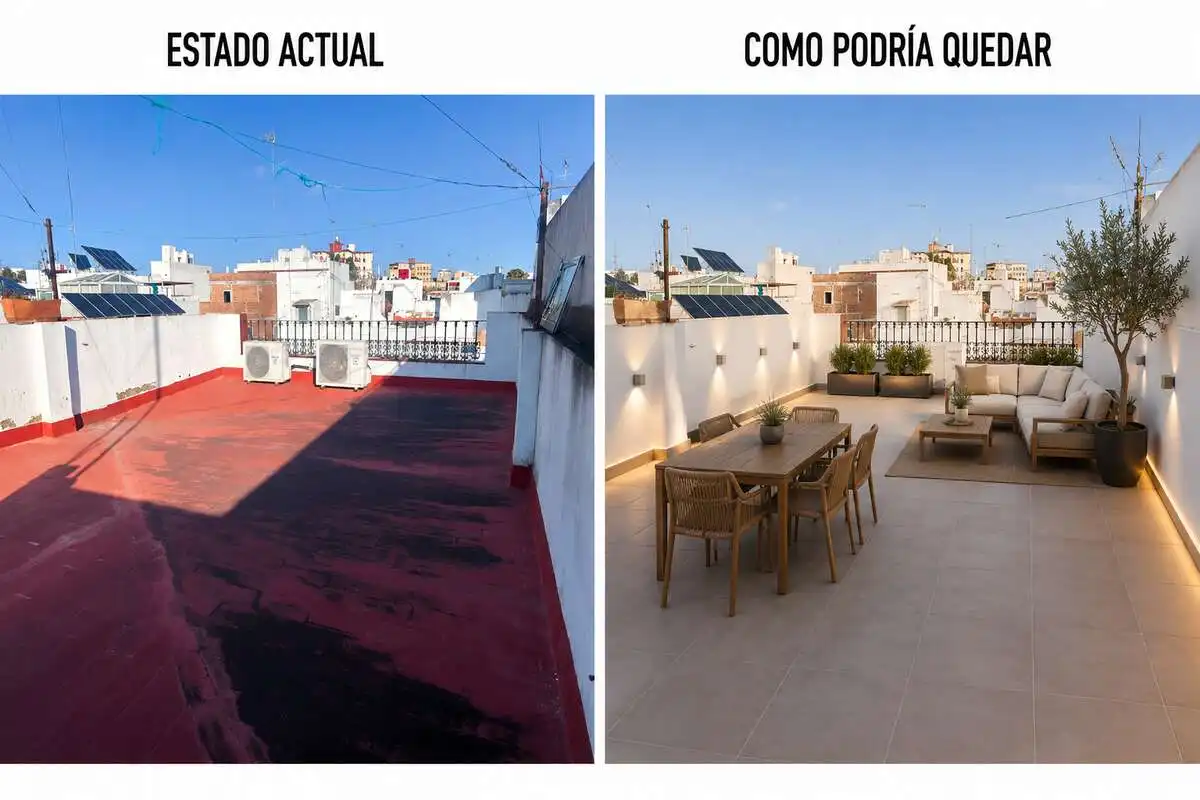 Terrasse von Haus oder Chalet zum Verkauf in Sevilla mit Terrasse und Abstellraum