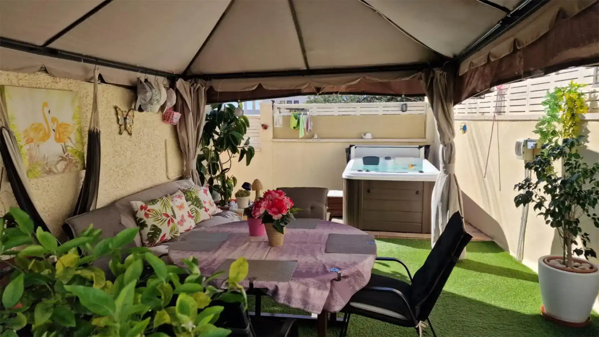 Terrassa de Casa o xalet en venda en San Fulgencio amb Aire condicionat i Balcó