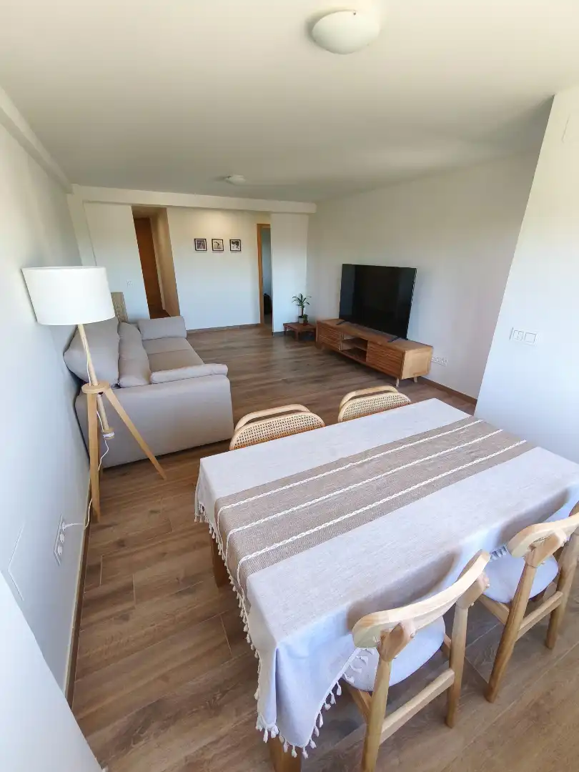 Sala de estar de Piso en venta en Fraga con Aire acondicionado, Terraza y Amueblado