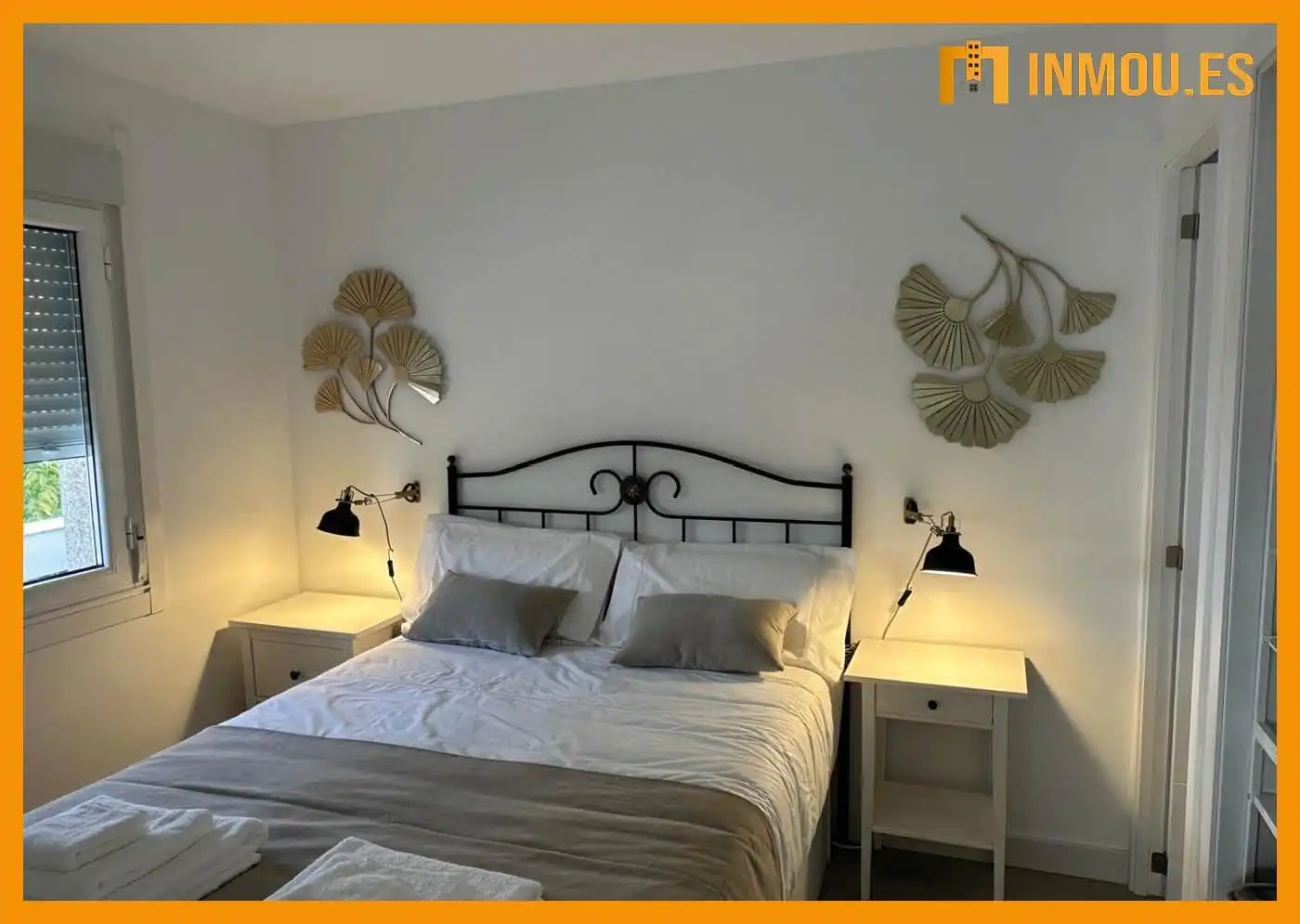 Dormitori de Apartament de lloguer en Ourense Capital  amb Aire condicionat, Calefacció i Moblat