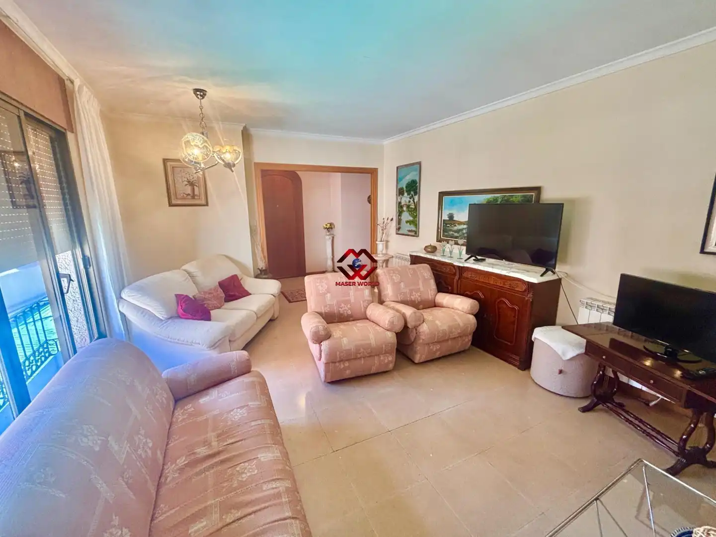 Sala d'estar de Casa o xalet en venda en San Javier amb Aire condicionat, Calefacció i Jardí privat