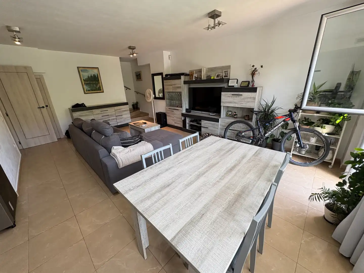 Wohnzimmer von Maisonette zum Verkauf in Vallgorguina mit Klimaanlage, Heizung und Terrasse