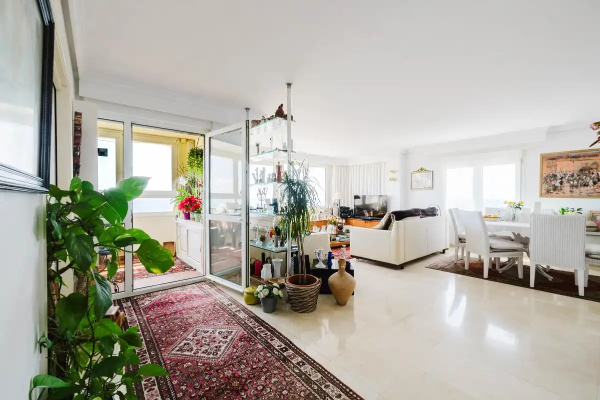 Sala de estar de Piso en venta en Torremolinos con Aire acondicionado, Calefacción y Jardín privado