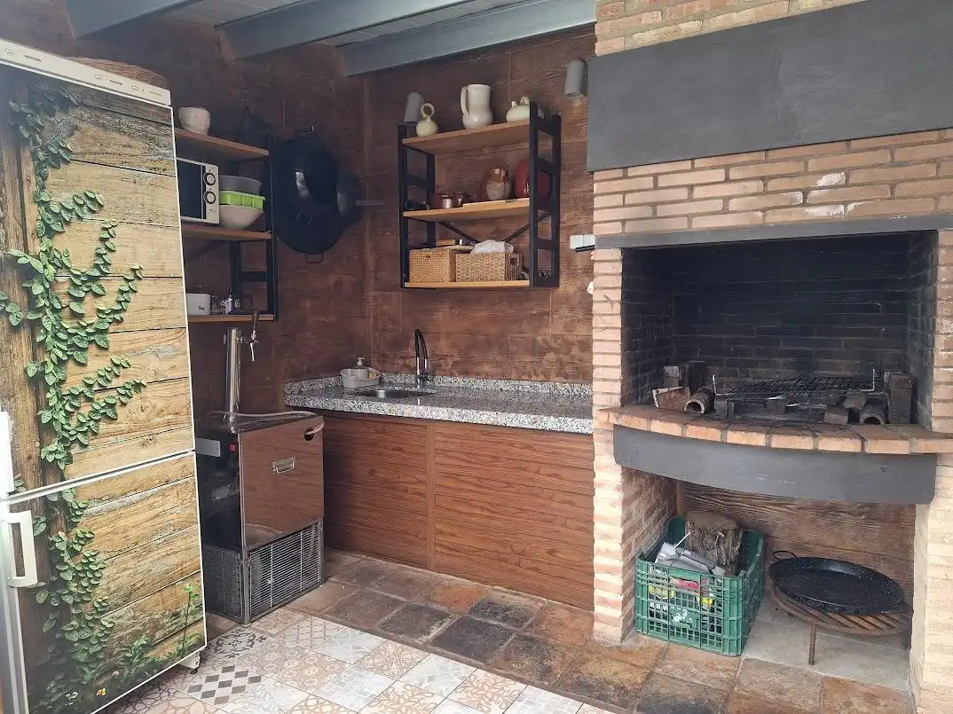 Kitchen of Houses for sale in Hontecillas  with Air Conditioner, Private garden and Terrace