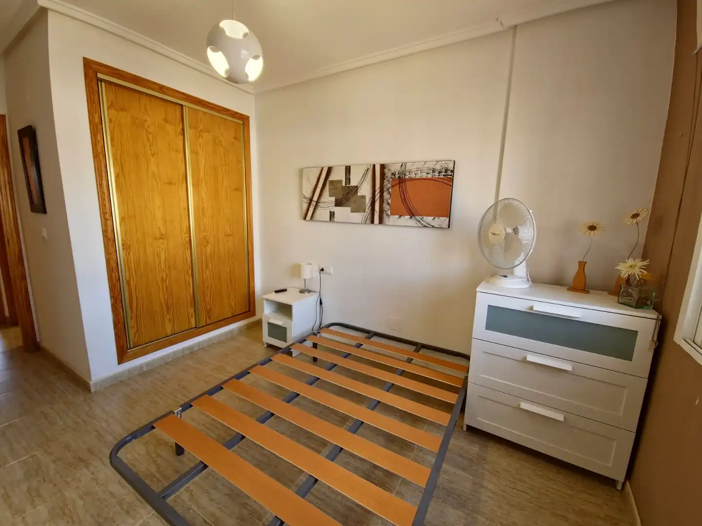 Schlafzimmer von Erdgeschoss zur Miete in Orihuela mit Privatgarten, Schwimmbad und Möbliert