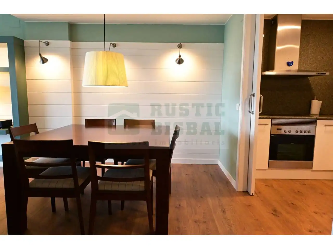 Dining room of Apartments for rent in Gualta  with Air Conditioner, Heating and Parquet flooring