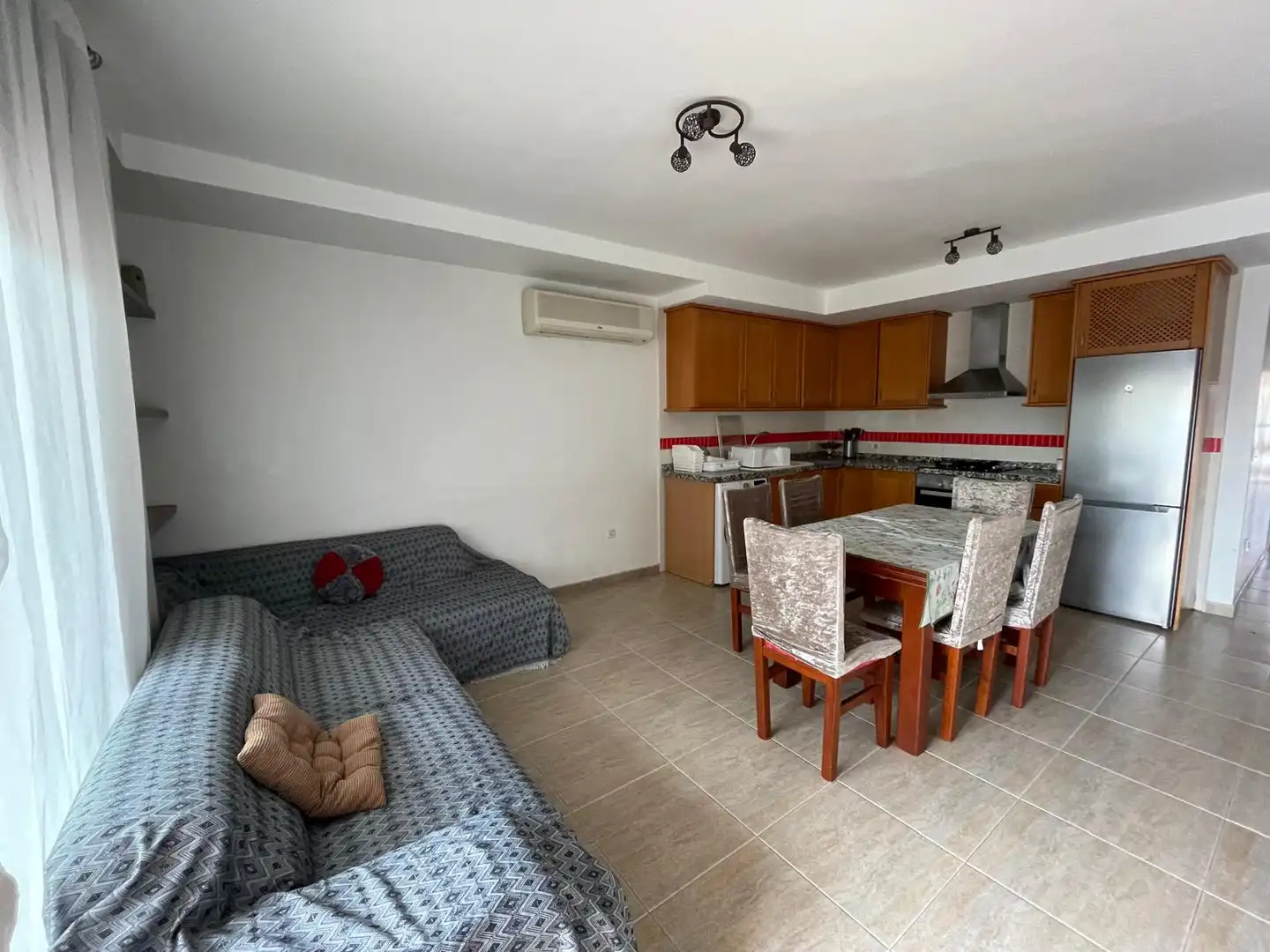 Cuina de Apartament en venda en Moncofa amb Aire condicionat, Terrassa i Moblat