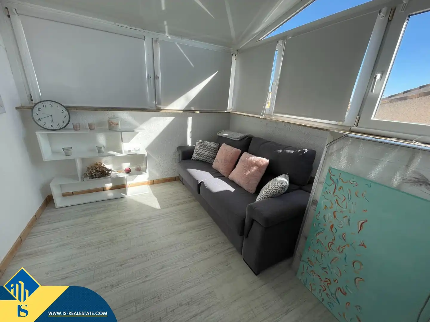 Wohnzimmer von Maisonette zum Verkauf in Pilar de la Horadada mit Terrasse, Schwimmbad und Möbliert