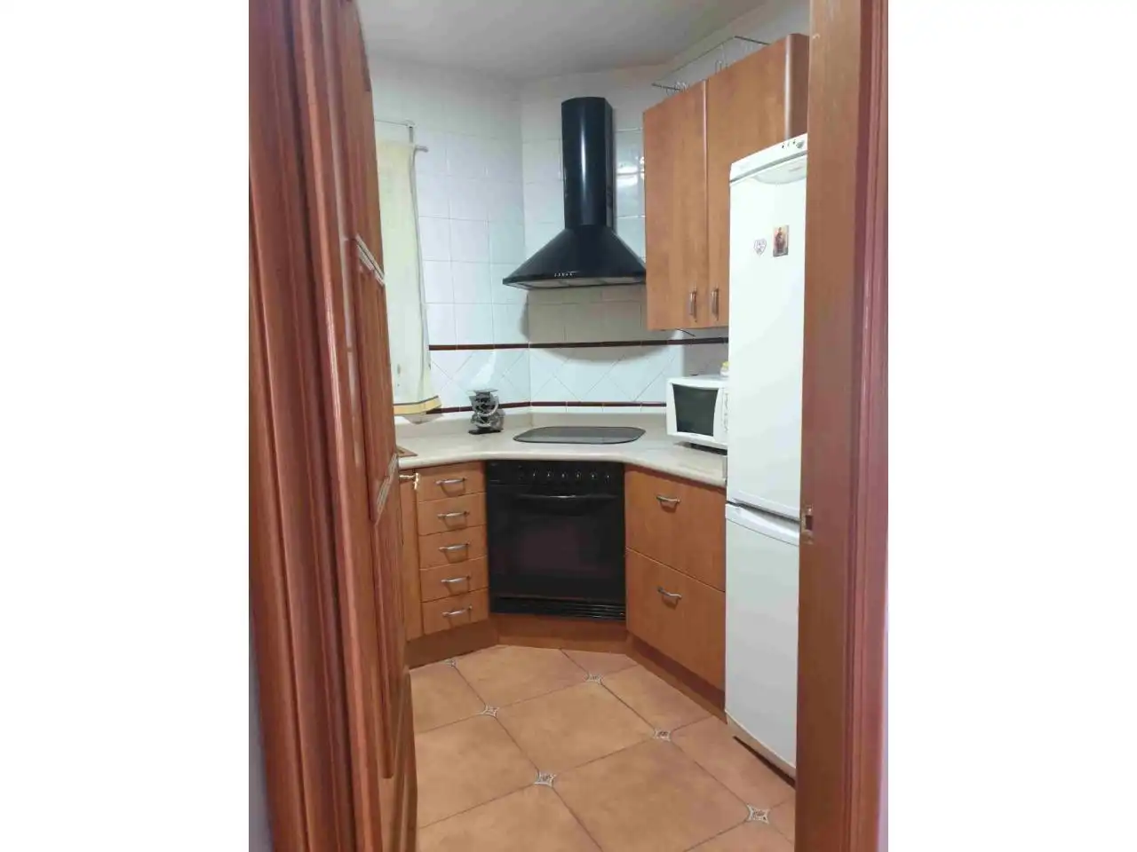 Küche von Dachboden zur Miete in Pozohondo mit Terrasse und Möbliert
