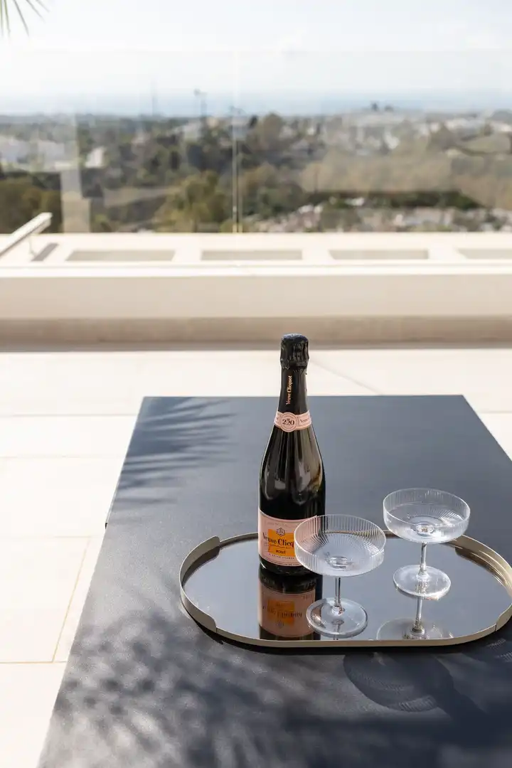 Terrasse von Dachboden zum Verkauf in Marbella mit Terrasse und Balkon
