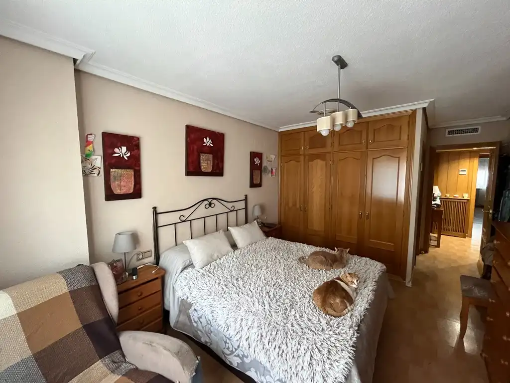 Bedroom of Flat for sale in Albacete  with Air Conditioner, Heating and Terrace