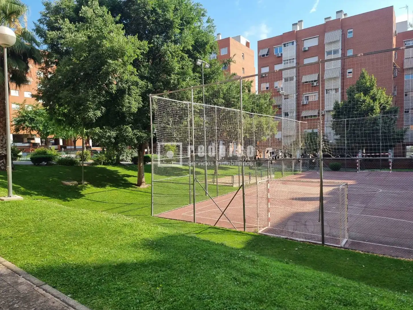 Garden of Flat for sale in Madrid  with Air Conditioner, Heating and Private garden