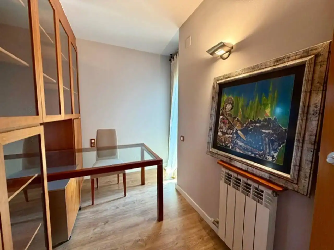 Comedor de Piso de alquiler en Sabadell con Aire acondicionado, Calefacción y Parquet