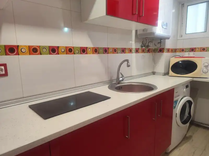 Cocina de Apartamento en venta en Cullera con Aire acondicionado, Parquet y Terraza
